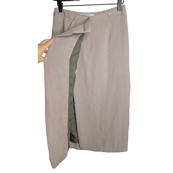 Diane Von Furstenburg Sz 6 Chyenne Canvas Skirt - Picture 3 of 13